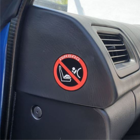 Autocollant Airbag passager