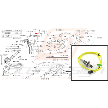 Sonde air/essence pour subaru WRX 2008-2009