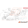 Vis de fixation de renfort de pompe de direction assistée GT 99-00