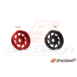 Poulie de vilebrequin PERRIN  rouge / noir subaru GT WRX STI