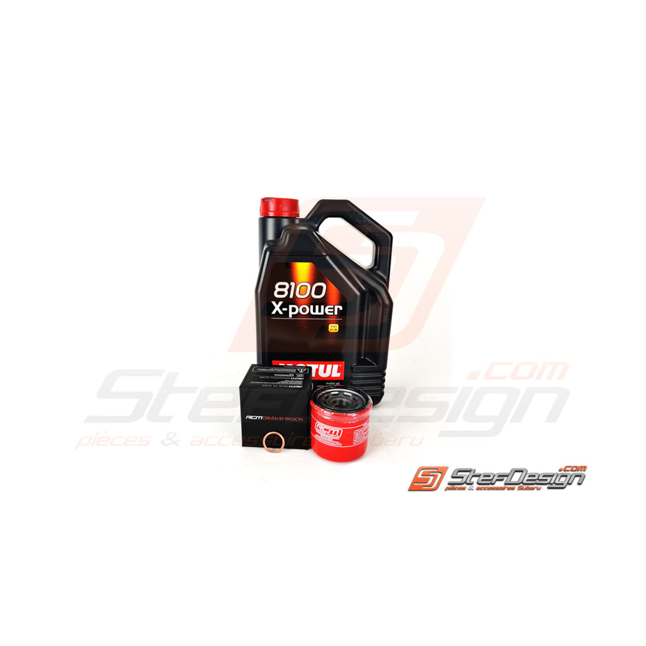 Pack vidange MOTUL 10W60 5L avec filtre RCM