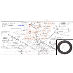 Joint torique supérieur de canalisation de direction assistée GT 93-00 WRX/STI 01-04