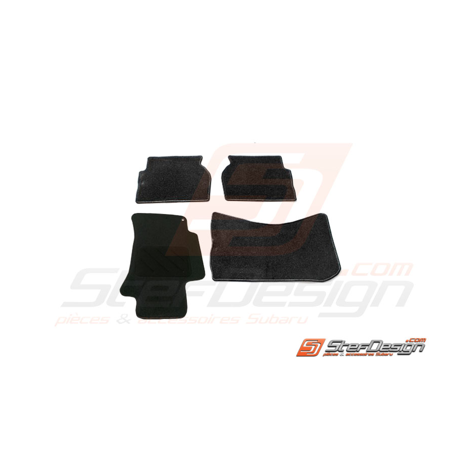 Tapis noir pour subaru WRX et STI 01-07