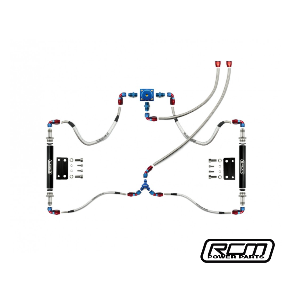 Rails essence parallèle RCM Kit complet régulateur RCM WRX/STI 01-07