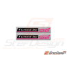 Autocollants TUNED by STI  Autocollants TUNED by STI