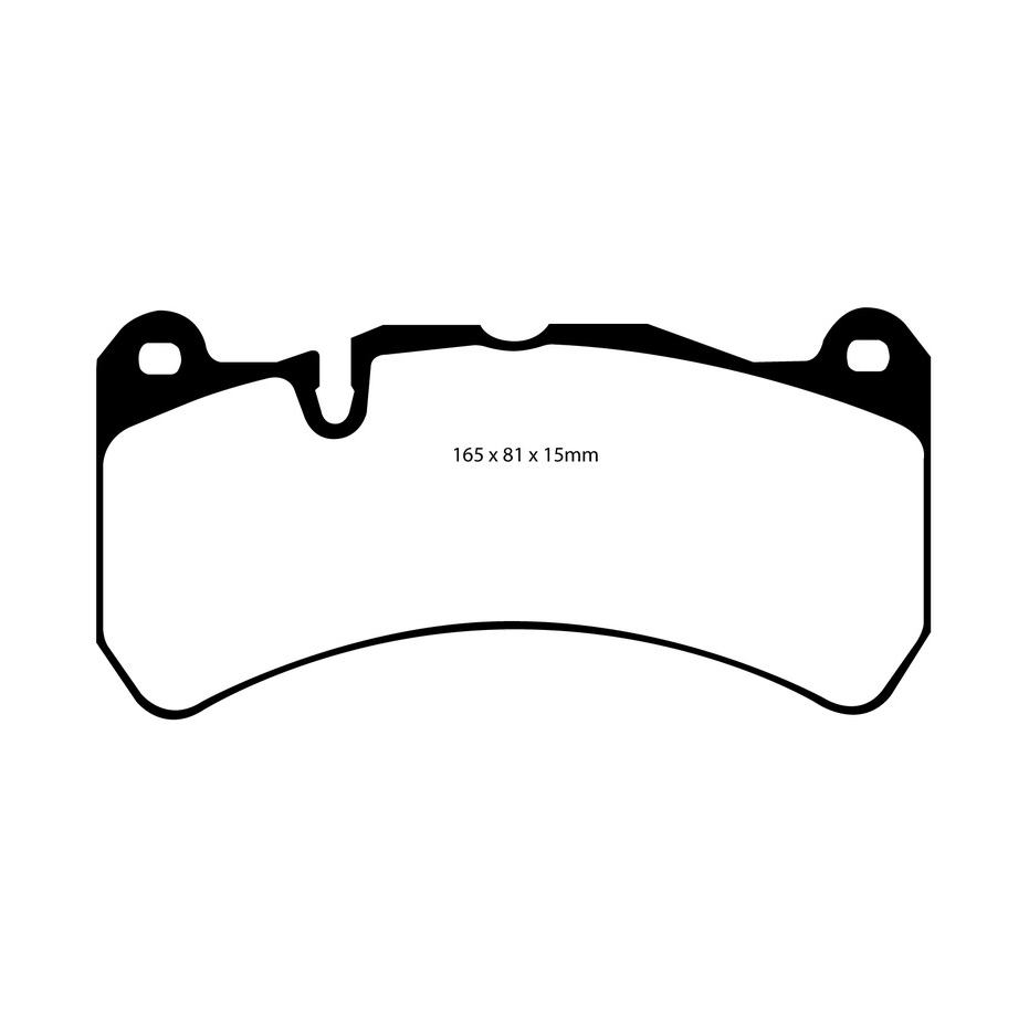 Kit plaquettes avant EBC SUBARU STI 2018+ (Gros étrier)