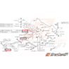 Écrou de train arrière et de fixation de triangle SUBARU WRX/STI 01-11 Écrou de train arrière et de fixation de triangle SUBARU WRX/STI 01-11