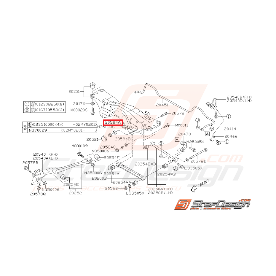 Rondelle de tirant côté pont(tous modèles) Rondelle de tirant côté pont(tous modèles)