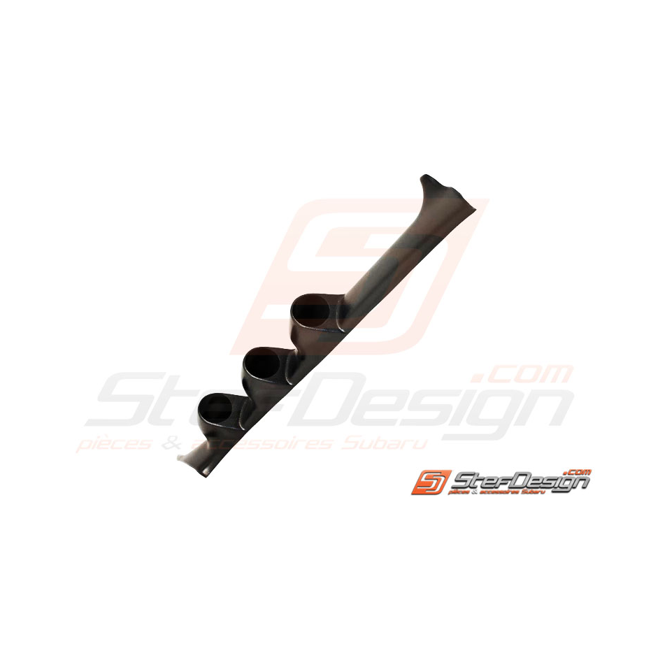 Support 3 manomètres montant de pare brise noir RHD impreza gt