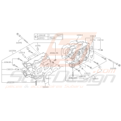 Ensemble culasse SUBARU GT 1994