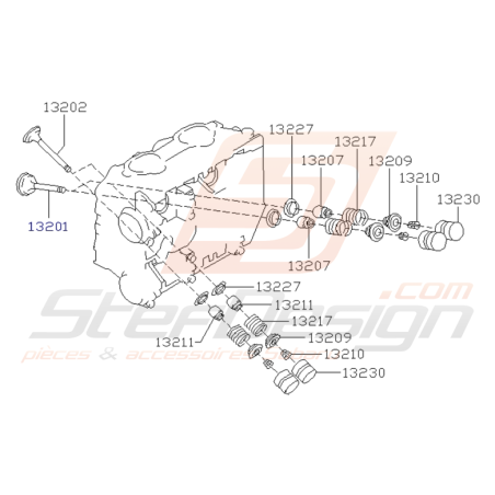 Ensemble de Soupape Origine Subaru GT 1994 - 1996