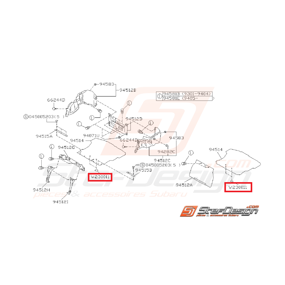 Rondelle isolante D20 IMPREZA GT 99-00