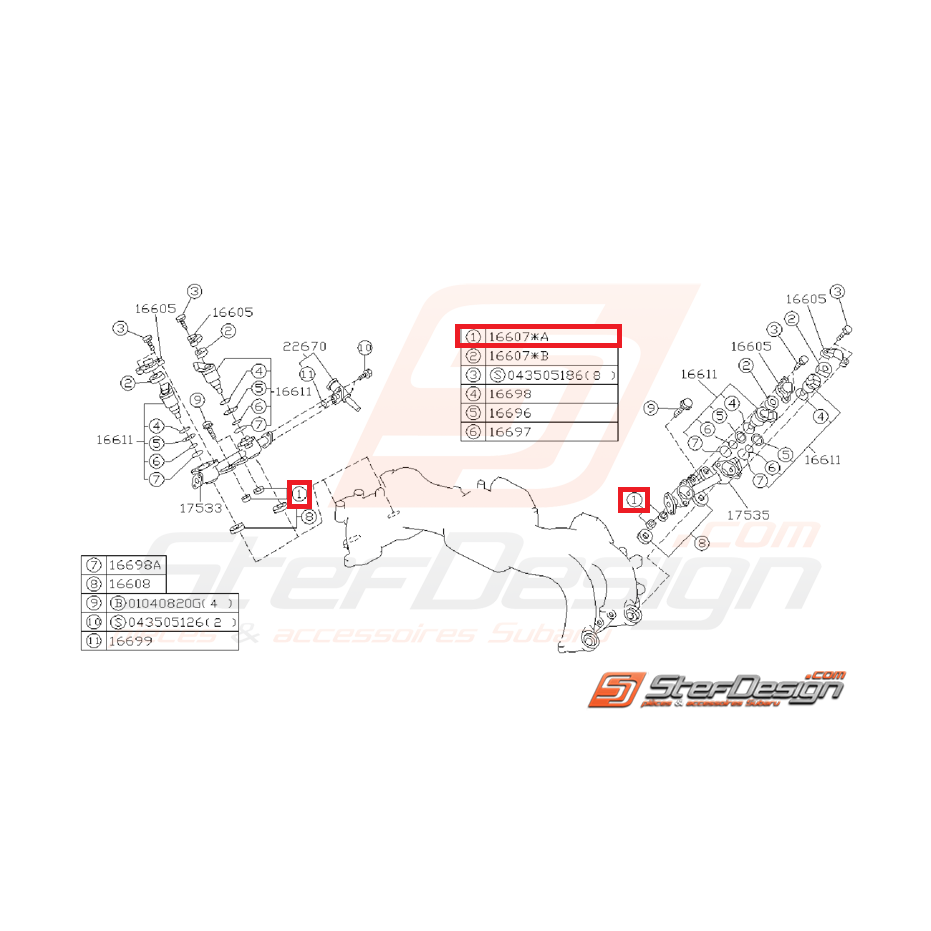 Joint Isolant Injecteur de Carburant Origine Subaru GT 93 - 96 Joint Isolant Injecteur de Carburant Origine Subaru GT 93 - 96