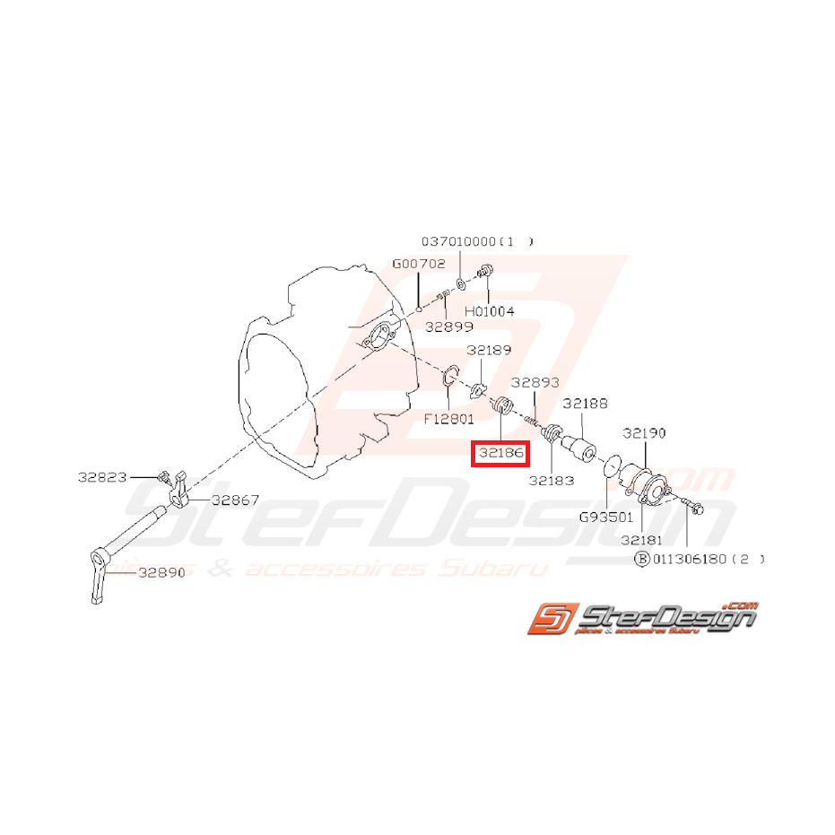 Ressort de fourchette arrière GT 1998 / type R