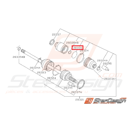 Circlips Cardan avant Origine Subaru GT 1996