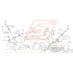 Ensemble Injecteurs d'Essence Origine Subaru GT 1999 - 2000