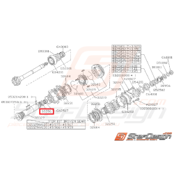 Collier Pignon d'Entrainement Arbre Secondaire Origine Subaru GT 1993 - 1995