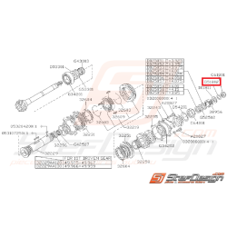 Jonc d’arrêt d'arbre secondaire boite 5 vitesses SUBARU GT 99-00