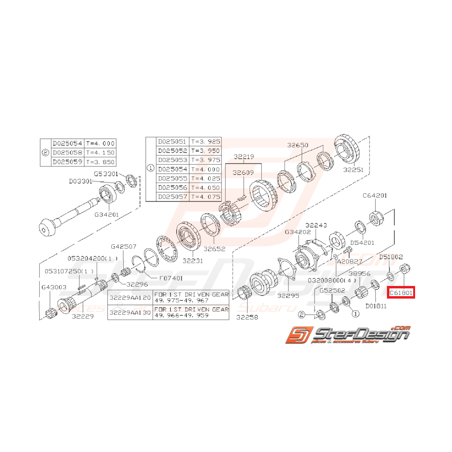 Écrou de blocage boite 5 vitesses  (niveau arbre secondaire) Écrou de blocage boite 5 vitesses  (niveau arbre secondaire)