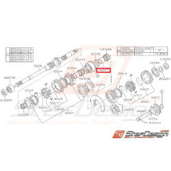 Roulement Aiguille de 5ème Vitesse Origine Subaru GT 1993 - 1998
