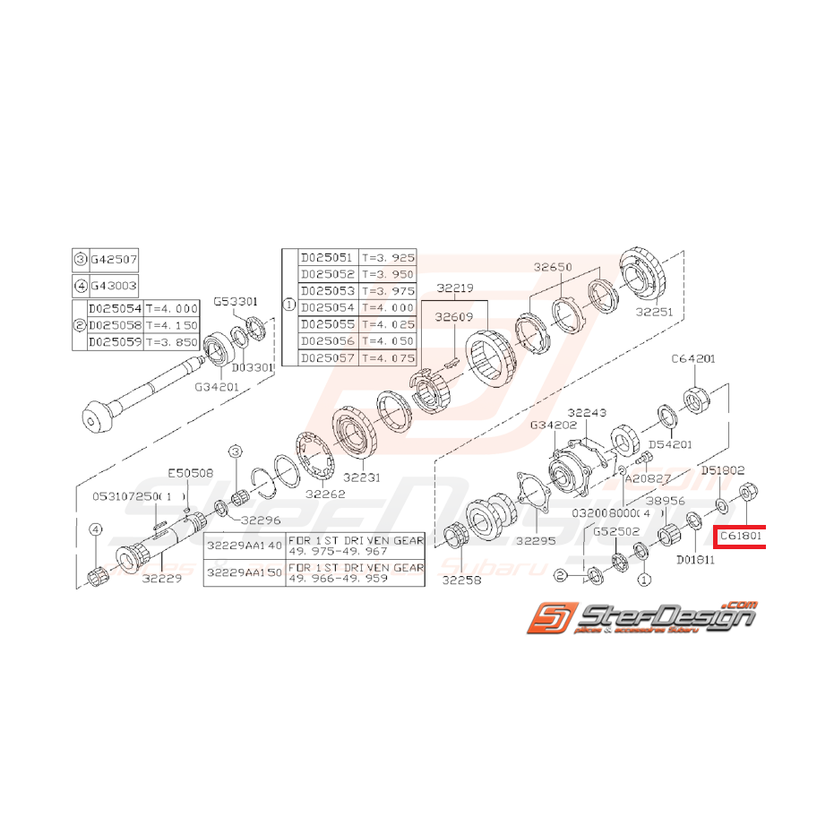 Écrou de blocage boite 5 vitesses  (niveau arbre secondaire) Écrou de blocage boite 5 vitesses  (niveau arbre secondaire)