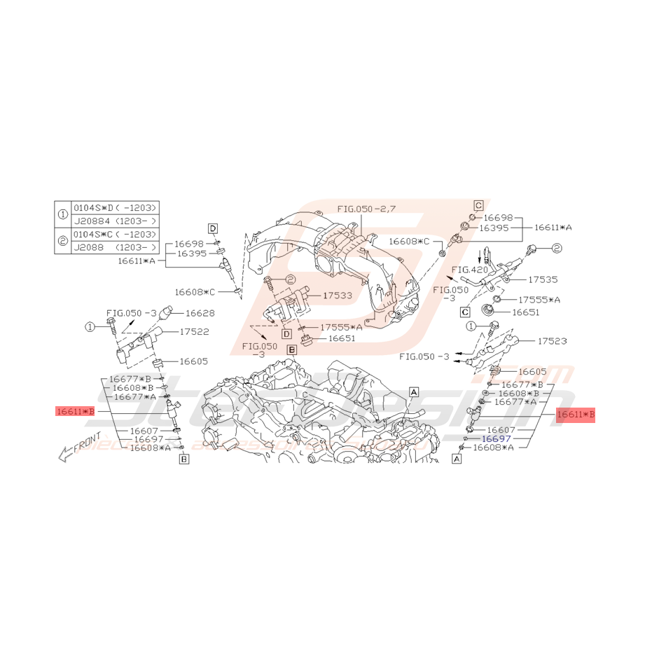 Injecteur Origine Subaru BRZ Toyota GT86 2012 - 2016