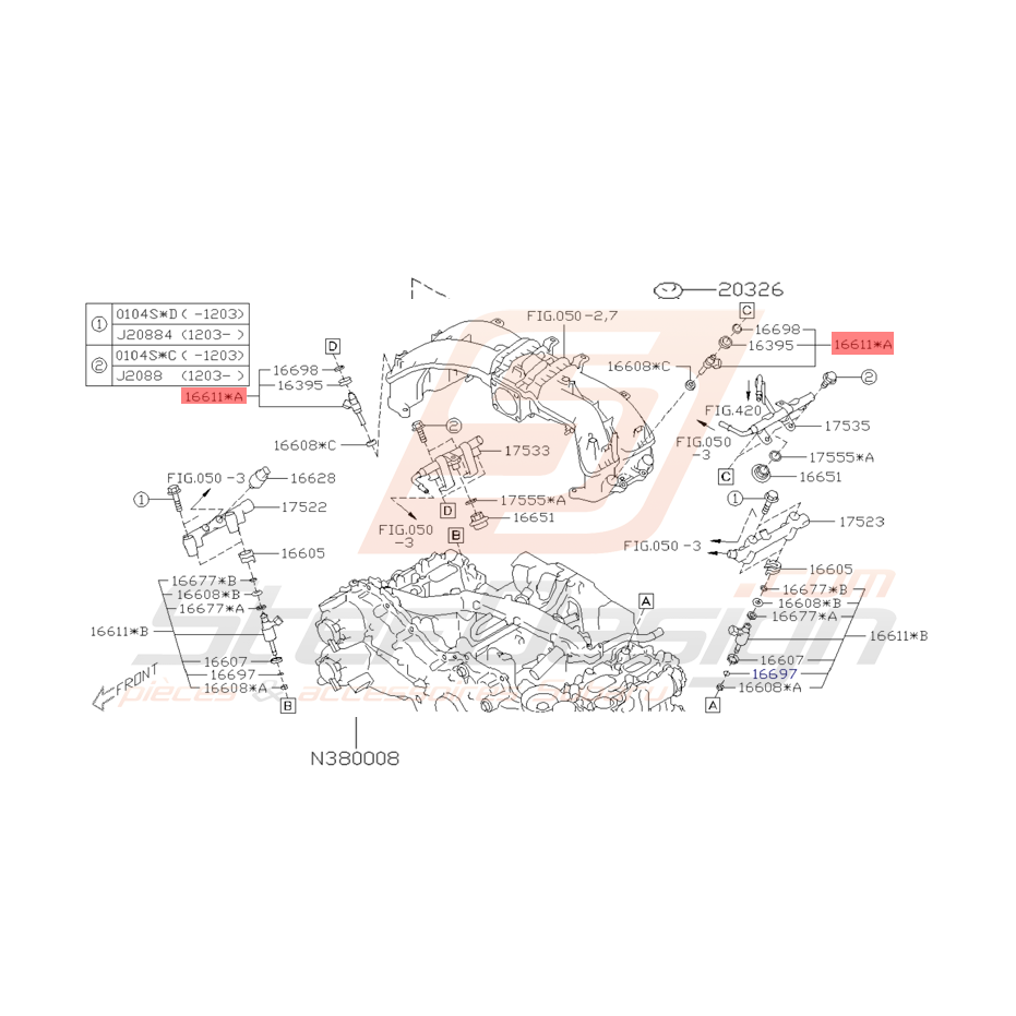 Injecteur Origine Subaru BRZ Toyota GT86 2012 - 2016