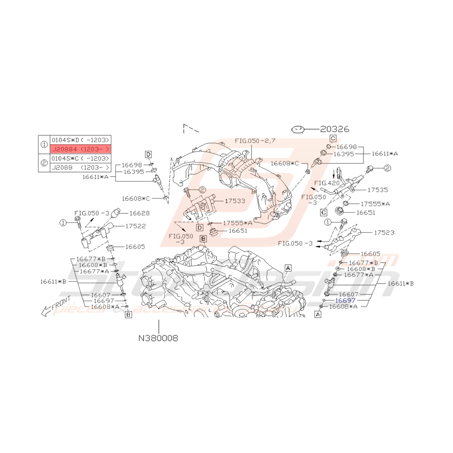 Boulon Subaru BRZ et Toyota GT86