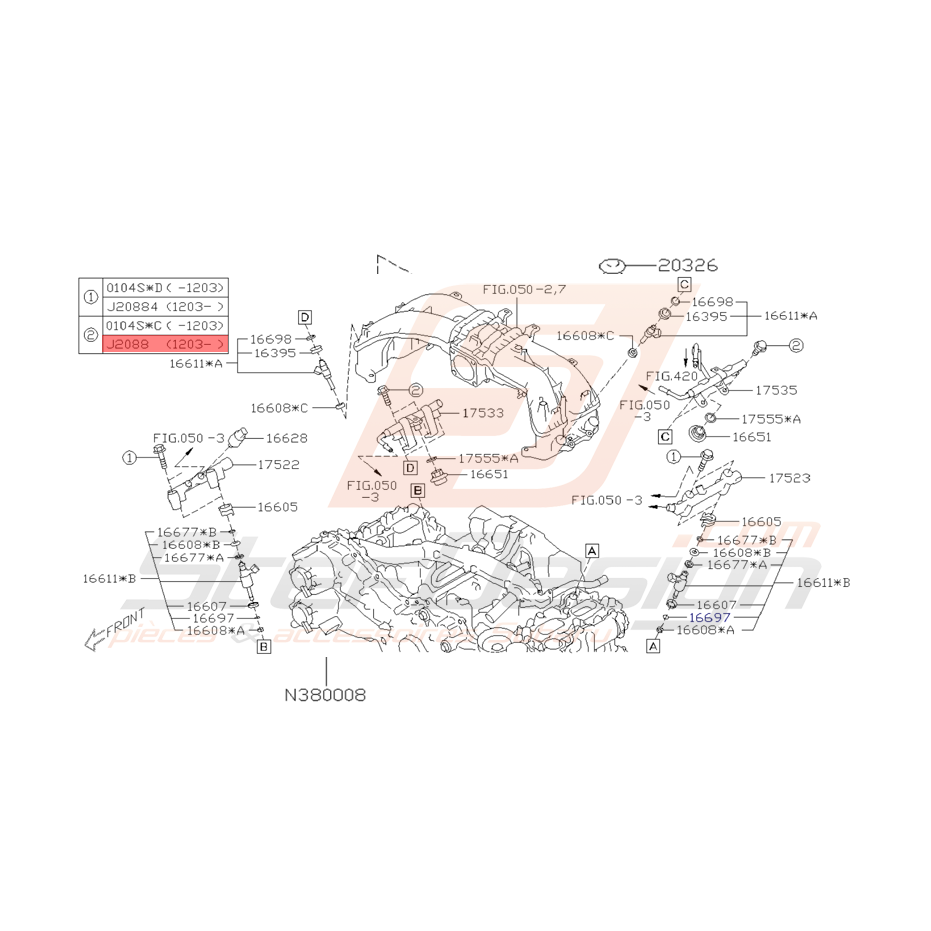 Boulon Subaru BRZ Toyota GT86