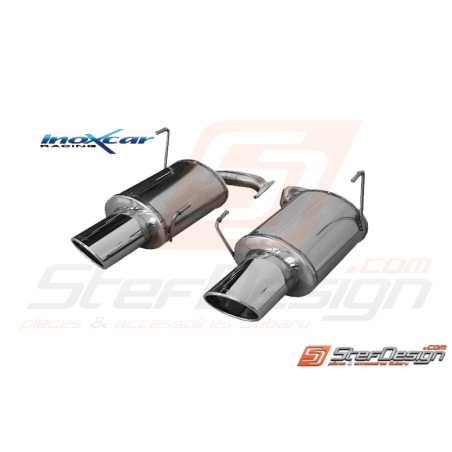 silencieux inoxcar pour subaru impreza wrx sti 2010 2011 2012 2013 2014