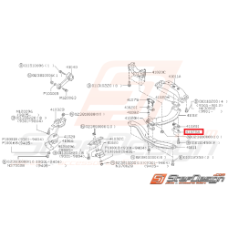 Plaque de poutre transversale support de boite WRX/STI 01-07
