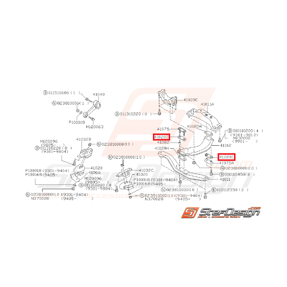 Plaque caoutchouc support de boite origine subaru WRX/STI 01-14 Plaque caoutchouc support de boite origine subaru WRX/STI 01-14