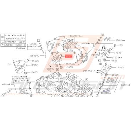 Conduit de Carburant Origine Subaru BRZ Toyota GT86 2012 - 2016