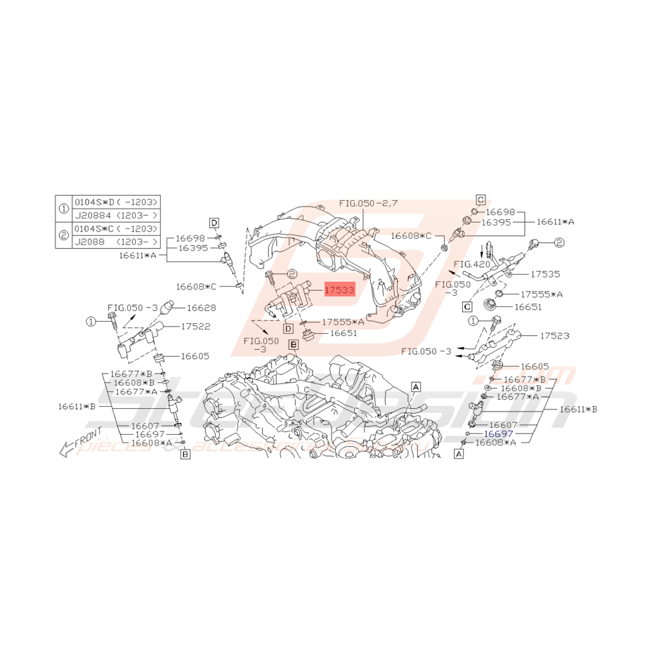 Conduit de Carburant Origine Subaru BRZ Toyota GT86 2012 - 2016