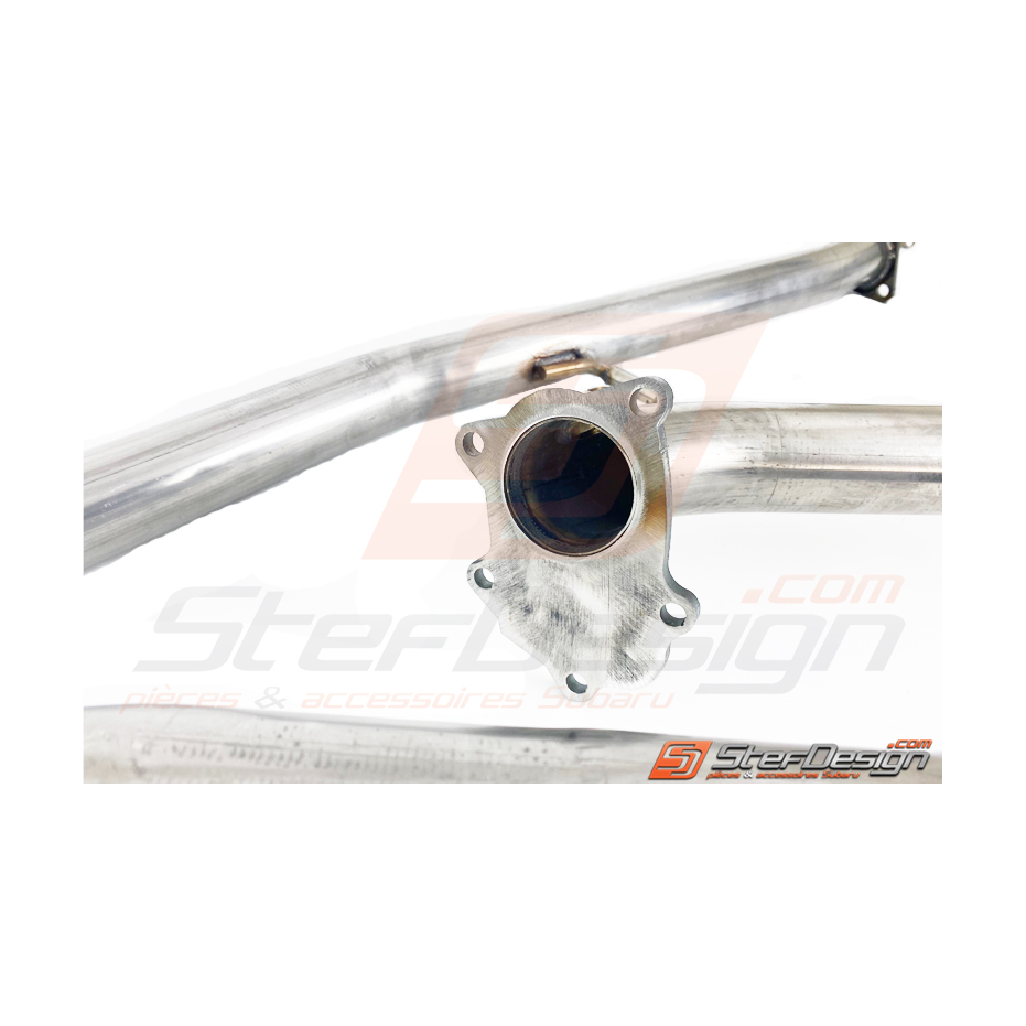 Ligne Grp N inox pour SUBARU IMPREZA WRX/STI 2001-2007