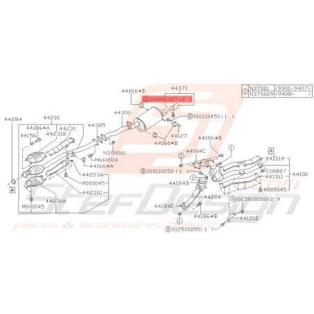 Vis Origine Subaru 