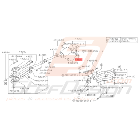 Entretoise Origine Subaru GT 1993 - 2000