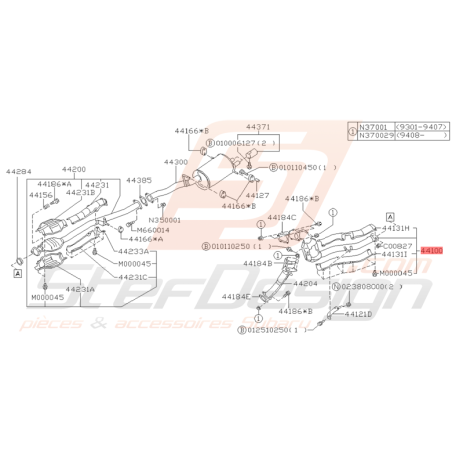 Catalyseur Avant Origine Subaru GT 1993 - 2000