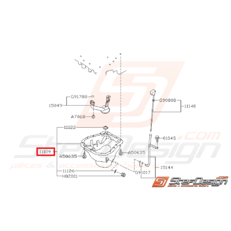 Carter d'huile origine 2.5L WRX/STI 06-16 (EJ25)