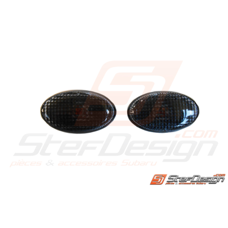 Répétiteurs  d'aile noir subaru impreza WRX et STI 01-07