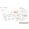 Silent bloc de traverse de support de pont SUBARU WRX/STI 05-07 Silent bloc de traverse de support de pont SUBARU WRX/STI 05-07