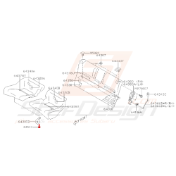 Vis de support de siège pour subaru BRZ