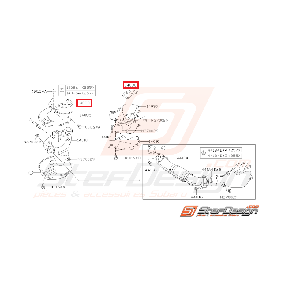 Joint de collecteur échappement 93-19
