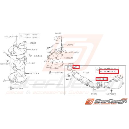 joint raccord collecteur échappement