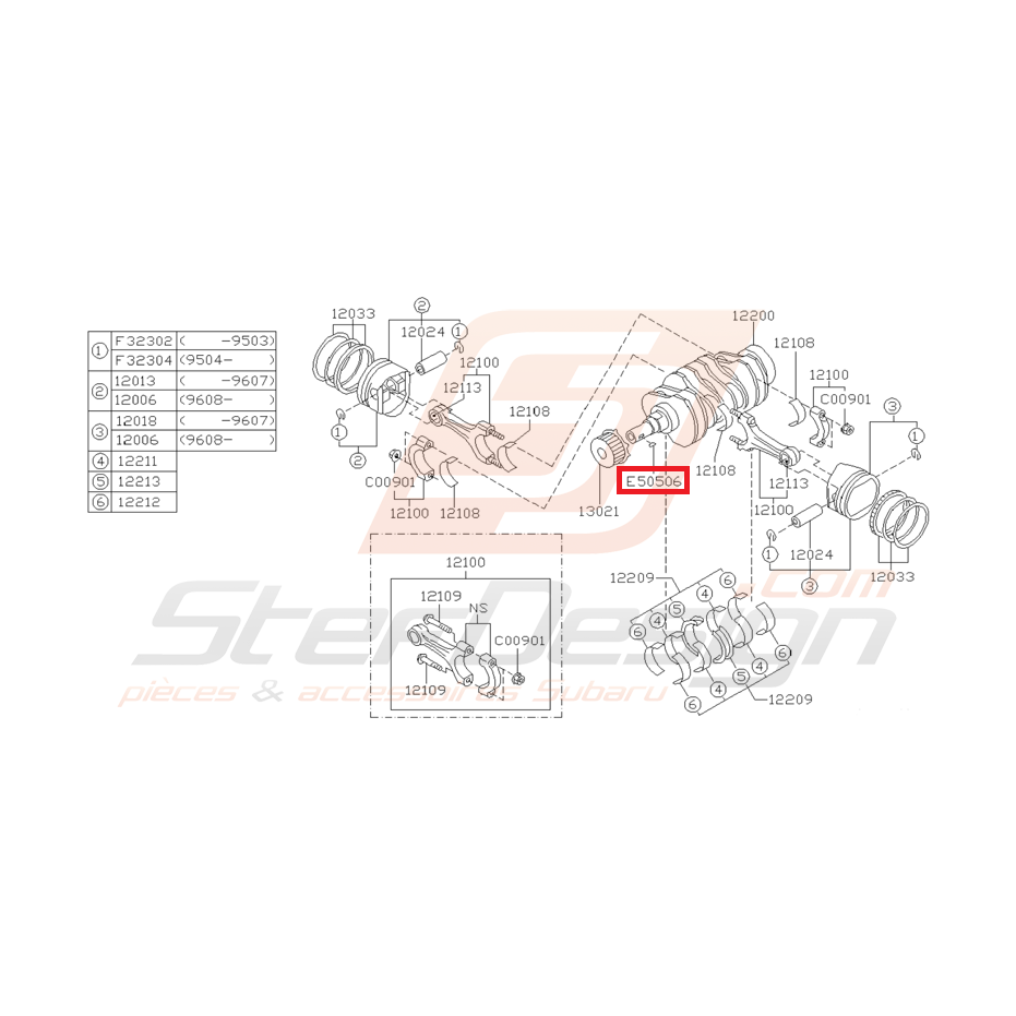 clavette poulie vilebrequin