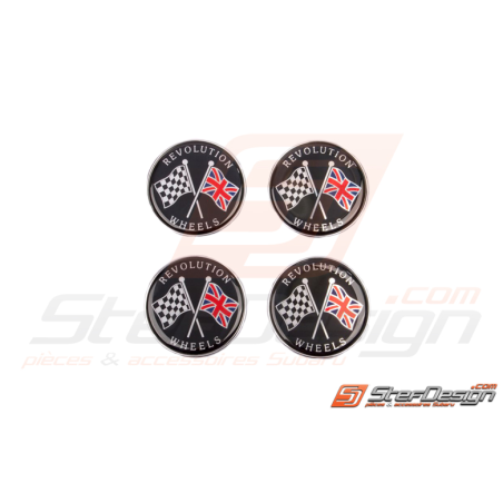 Capuchon de jante Revolution wheels 73mm