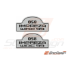 Autocollants WRC impreza gt série limité 