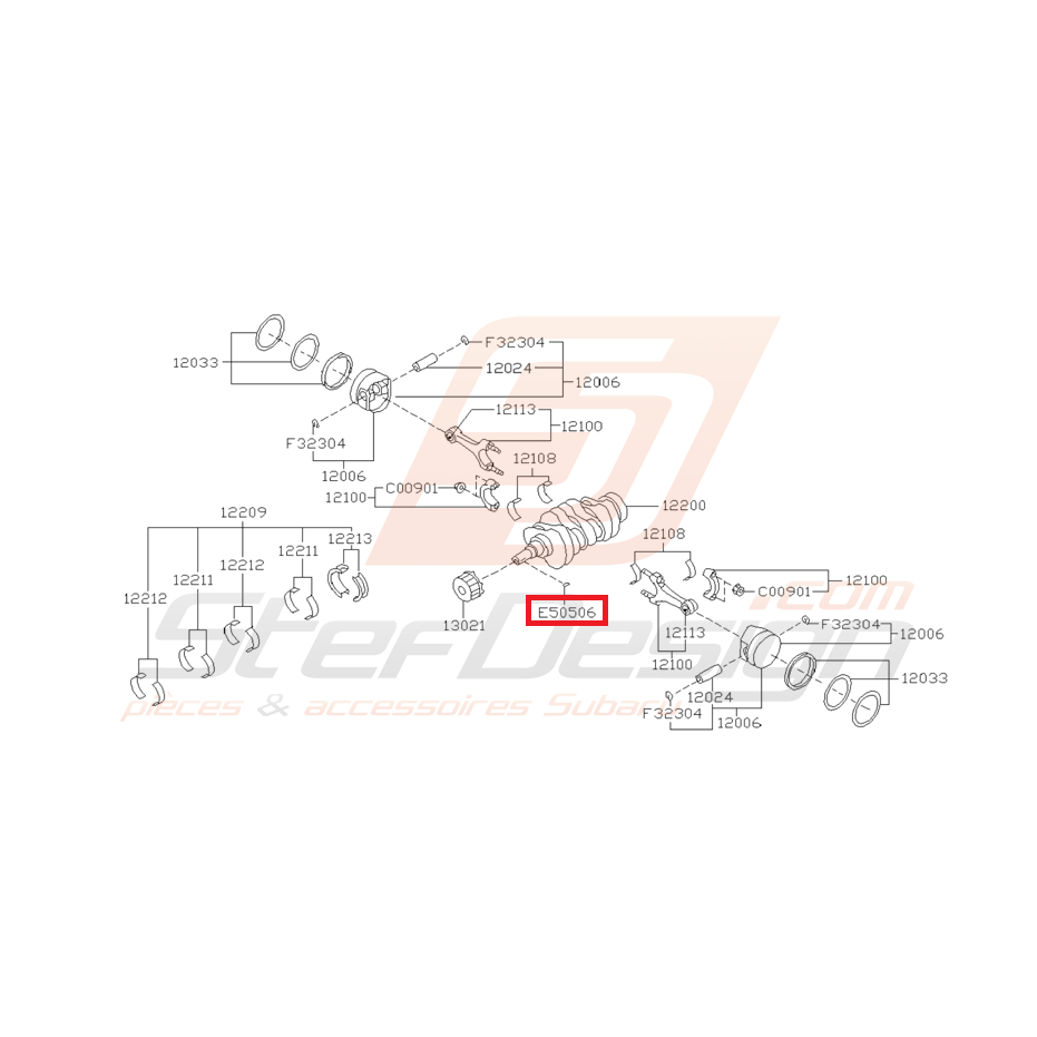 clavette poulie vilebrequin