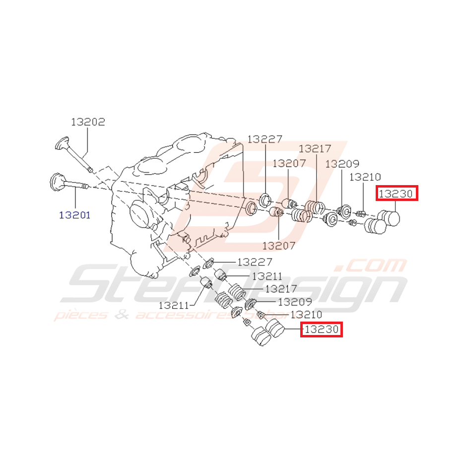 Poussoir hydraulique SUBARU GT 1994-1996