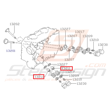 joint de queue de soupape échappement origine subaru